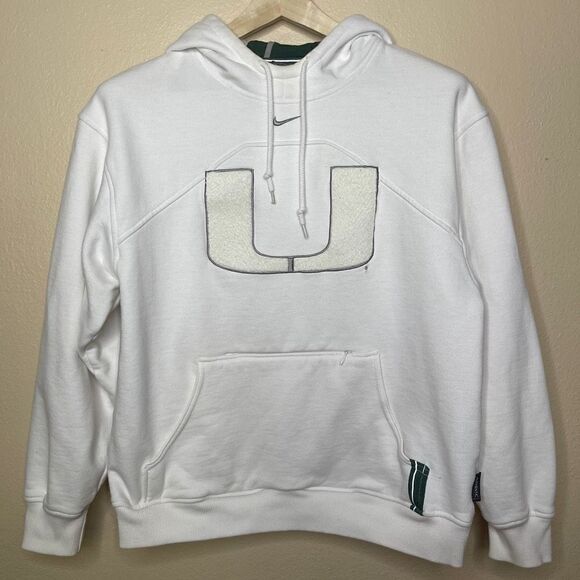 Nike Other - Nike Center Check University of Miami Hurricanes Hoodie Size SP Authentic Team A